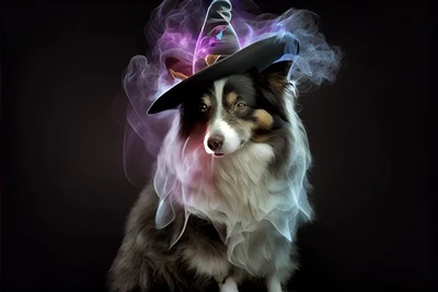 Магическая волшебная собака